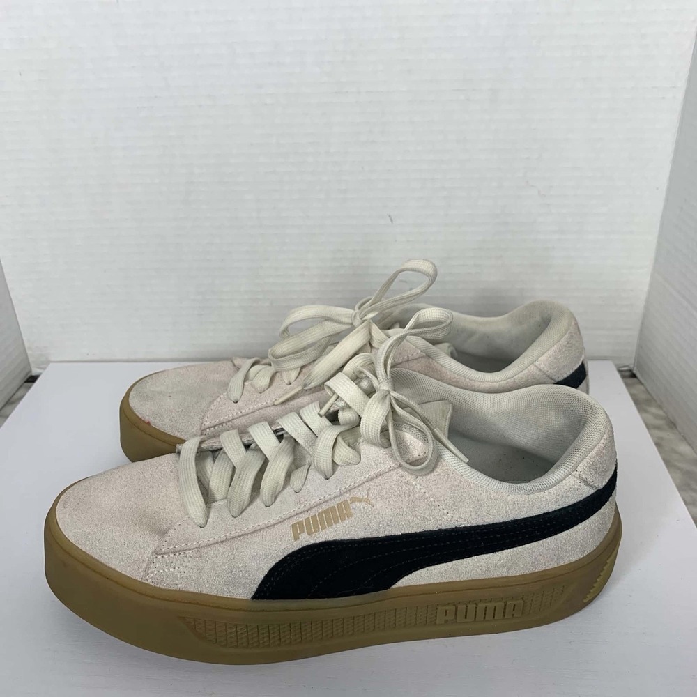 Puma Smash Platform V3 Pristine Black Gum Size 7